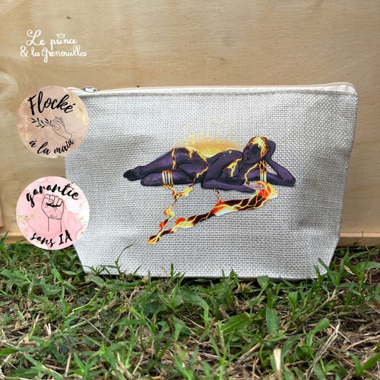 Dans mon jardin - trousse en tissu