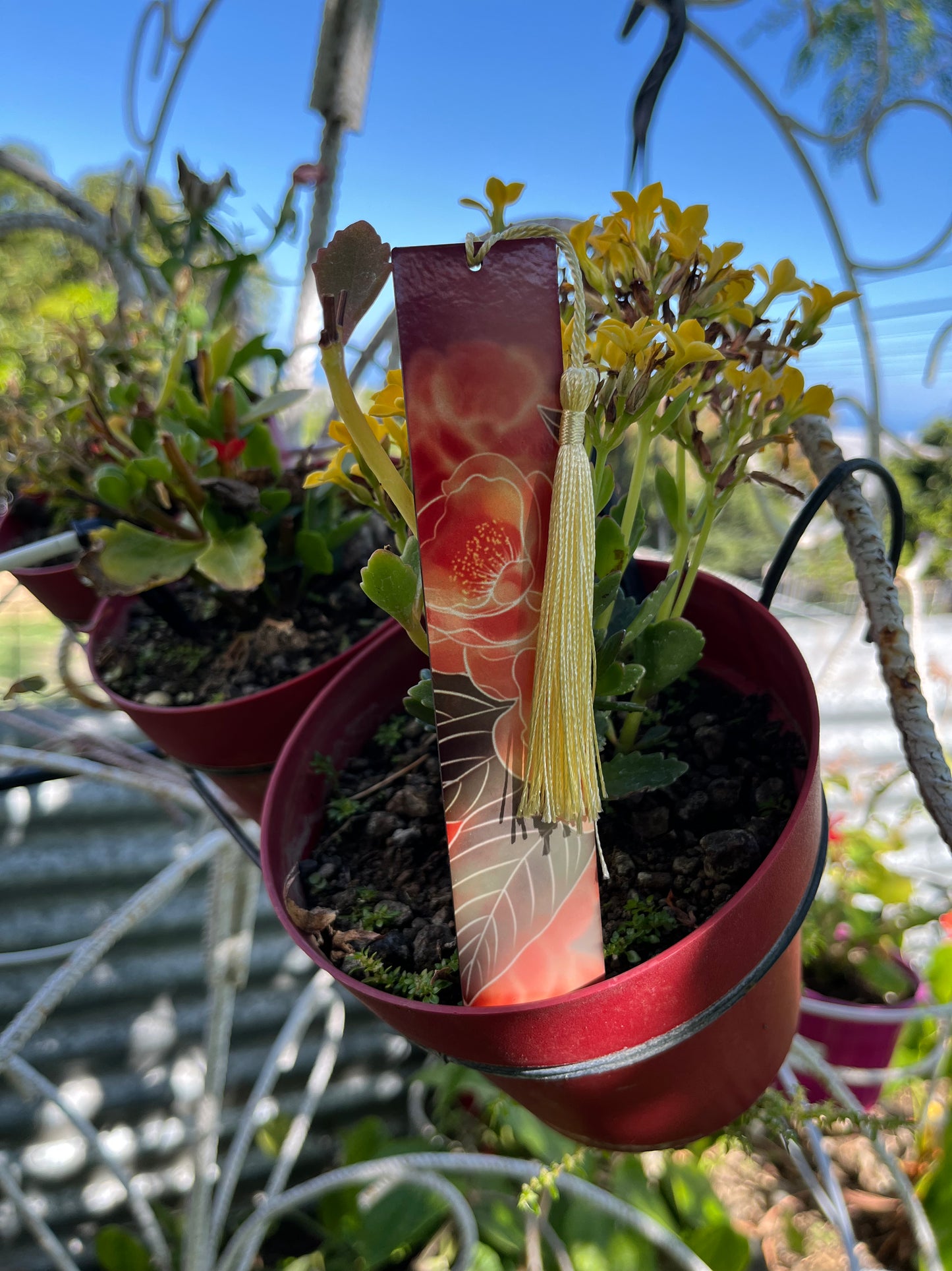 Reunion Flowers bookmarks