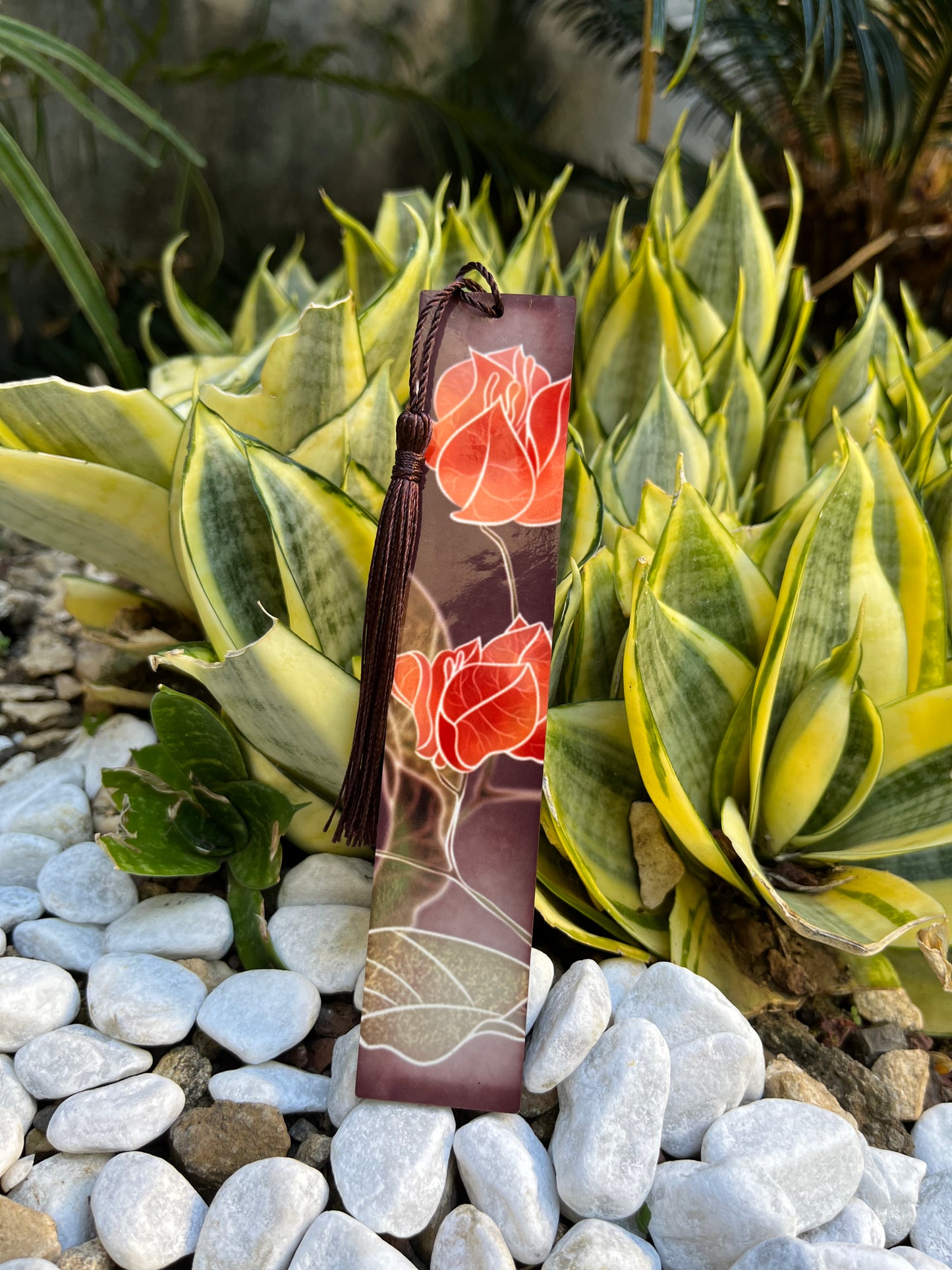 Reunion Flowers bookmarks