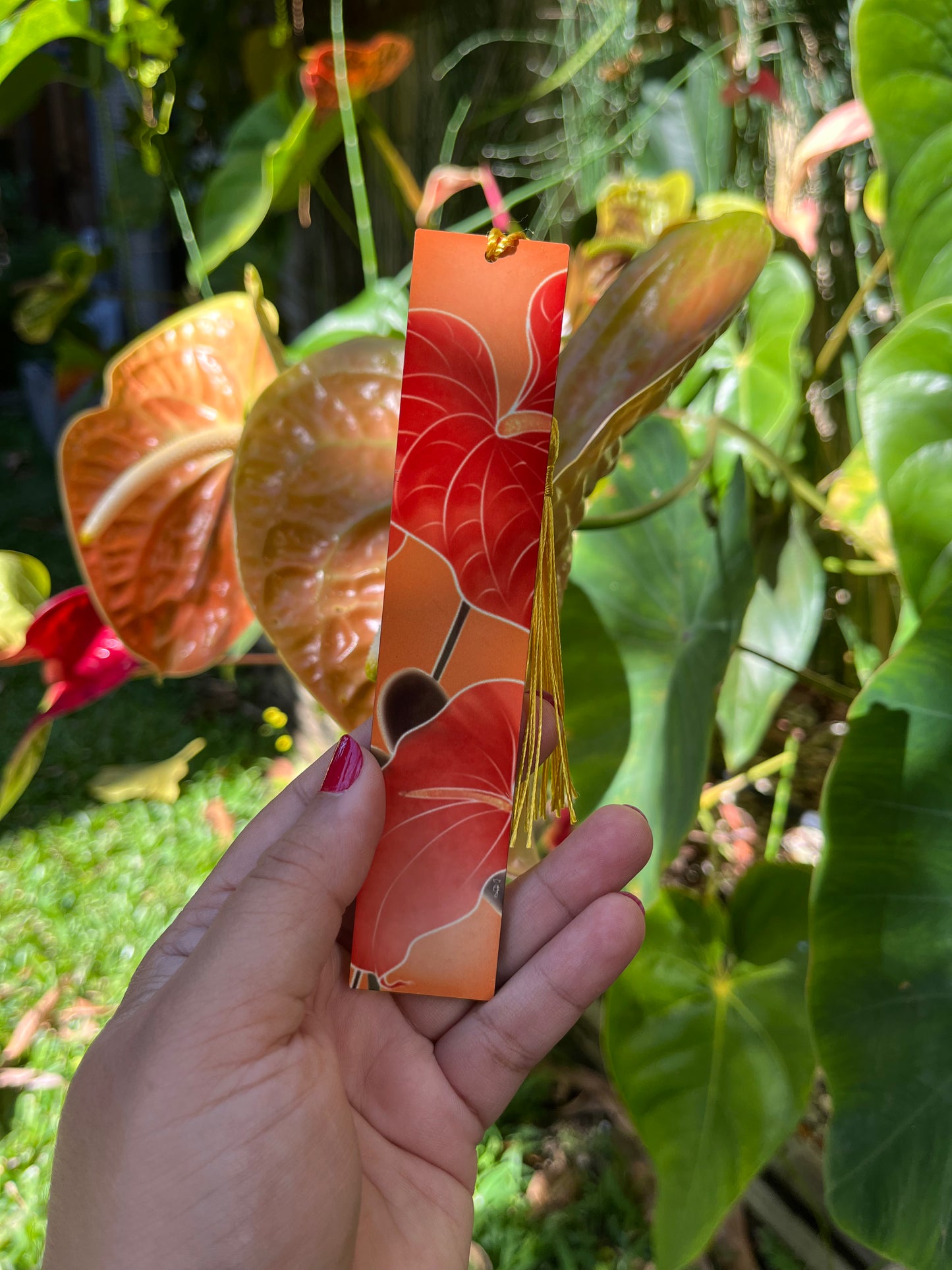 Reunion Flowers bookmarks