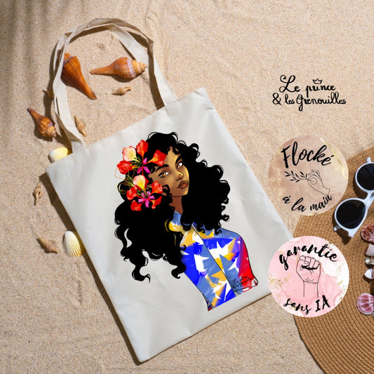 Flamboyante - Tote bag en coton