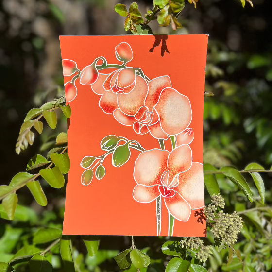 illustration numérique fleurs de la Réunion