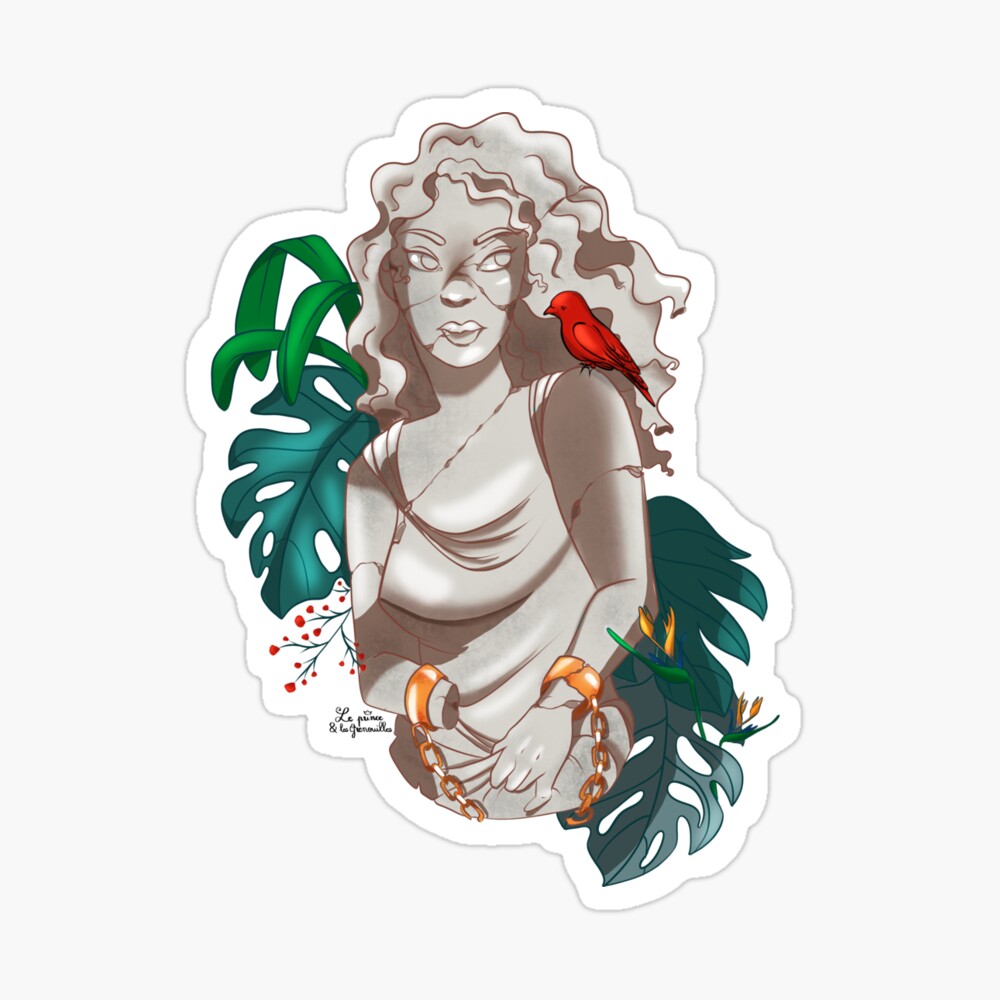 Free as art -sticker