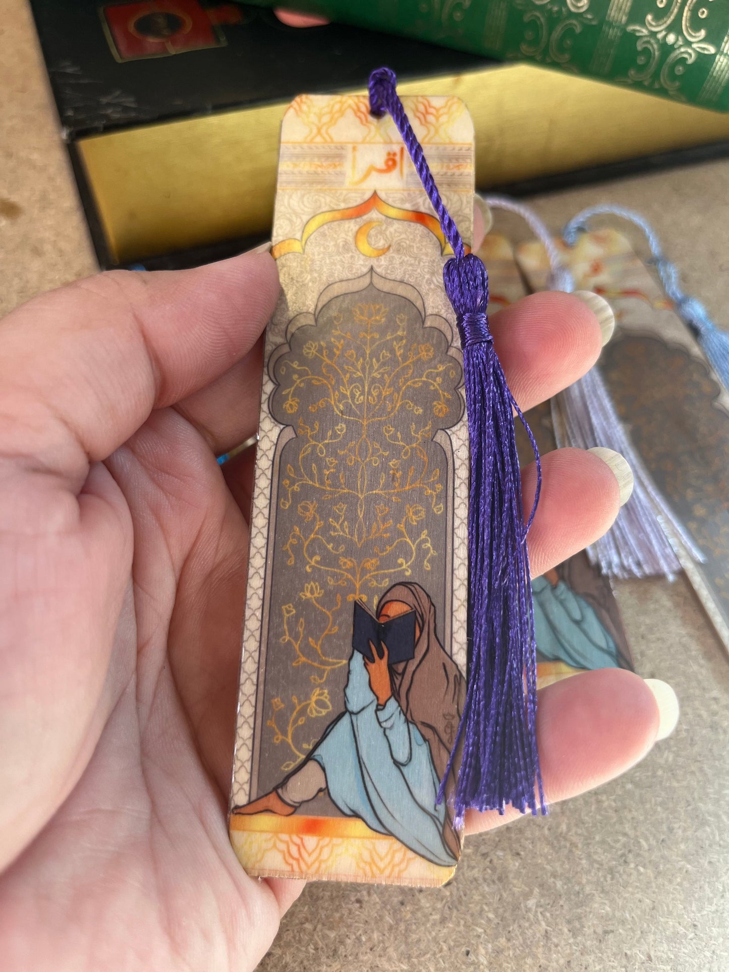 Wooden bookmarks