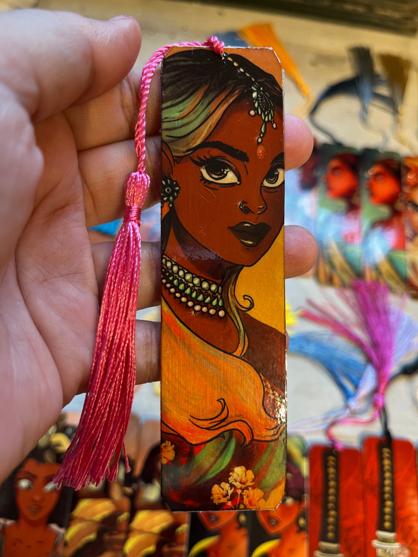 Wooden bookmarks