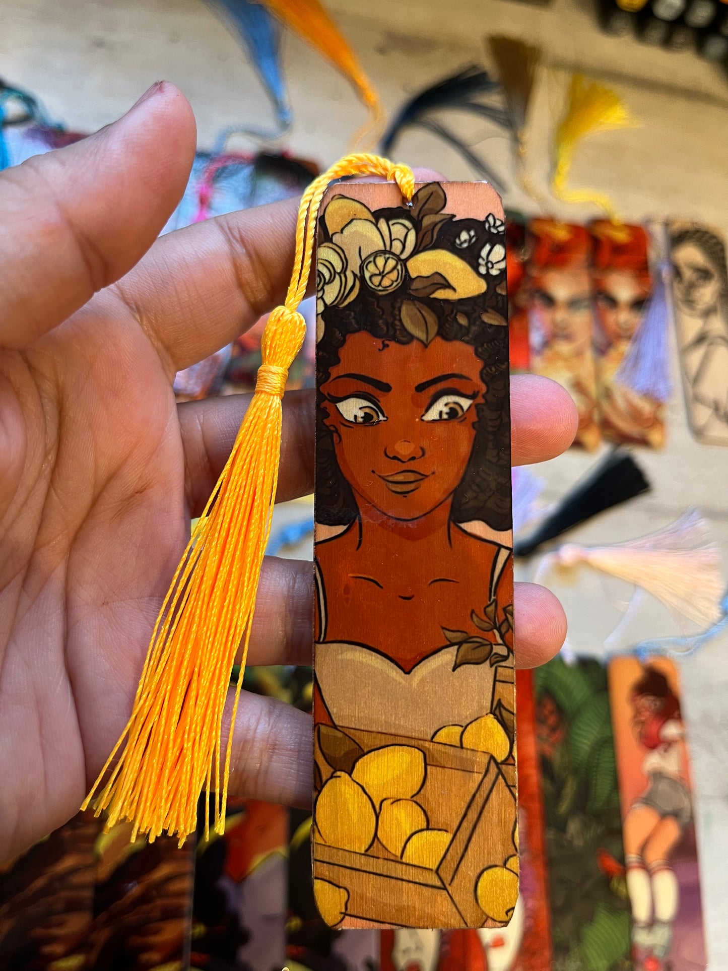 Wooden bookmarks