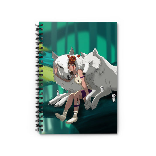 Princesse Mononoke - cahier de notes à spirales