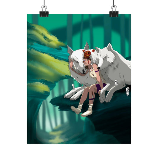 Princesse Mononoke - Matte Vertical Posters