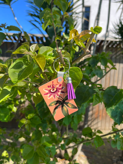 Porte-clés Fleurs de la Réunion