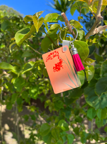 Porte-clés Fleurs de la Réunion