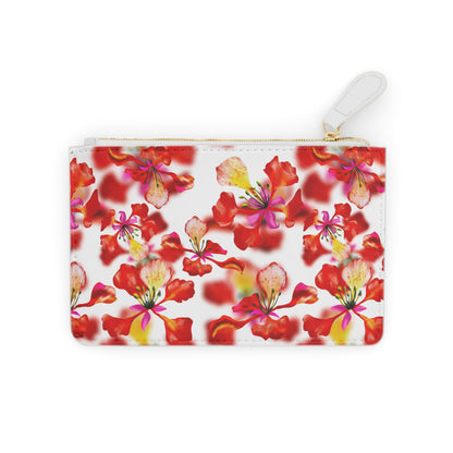 Flamboyants - Mini Clutch Bag - blanc