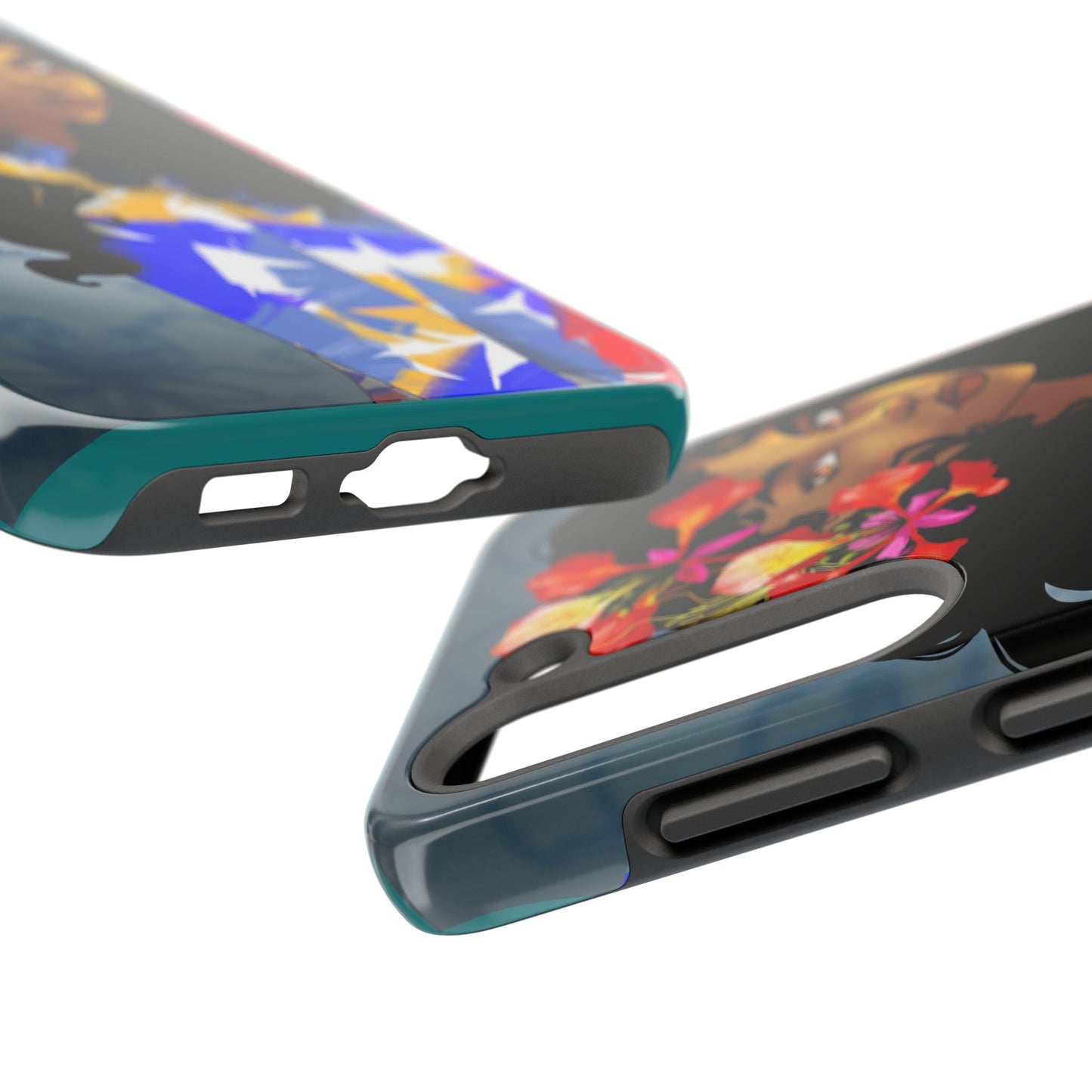 Flamboyante ! - Étui de téléphone en silicone pour iPhone et Samsung Galaxy