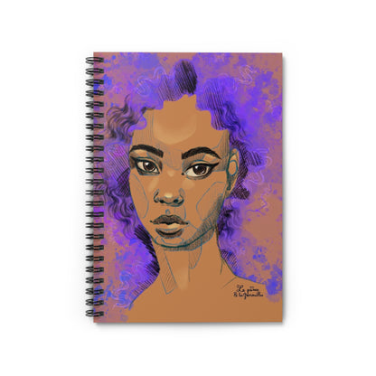 Violet - carnet de notes à spirales