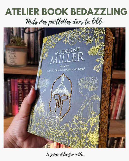 Atelier book bedazzling du 2 Mai à St Denis