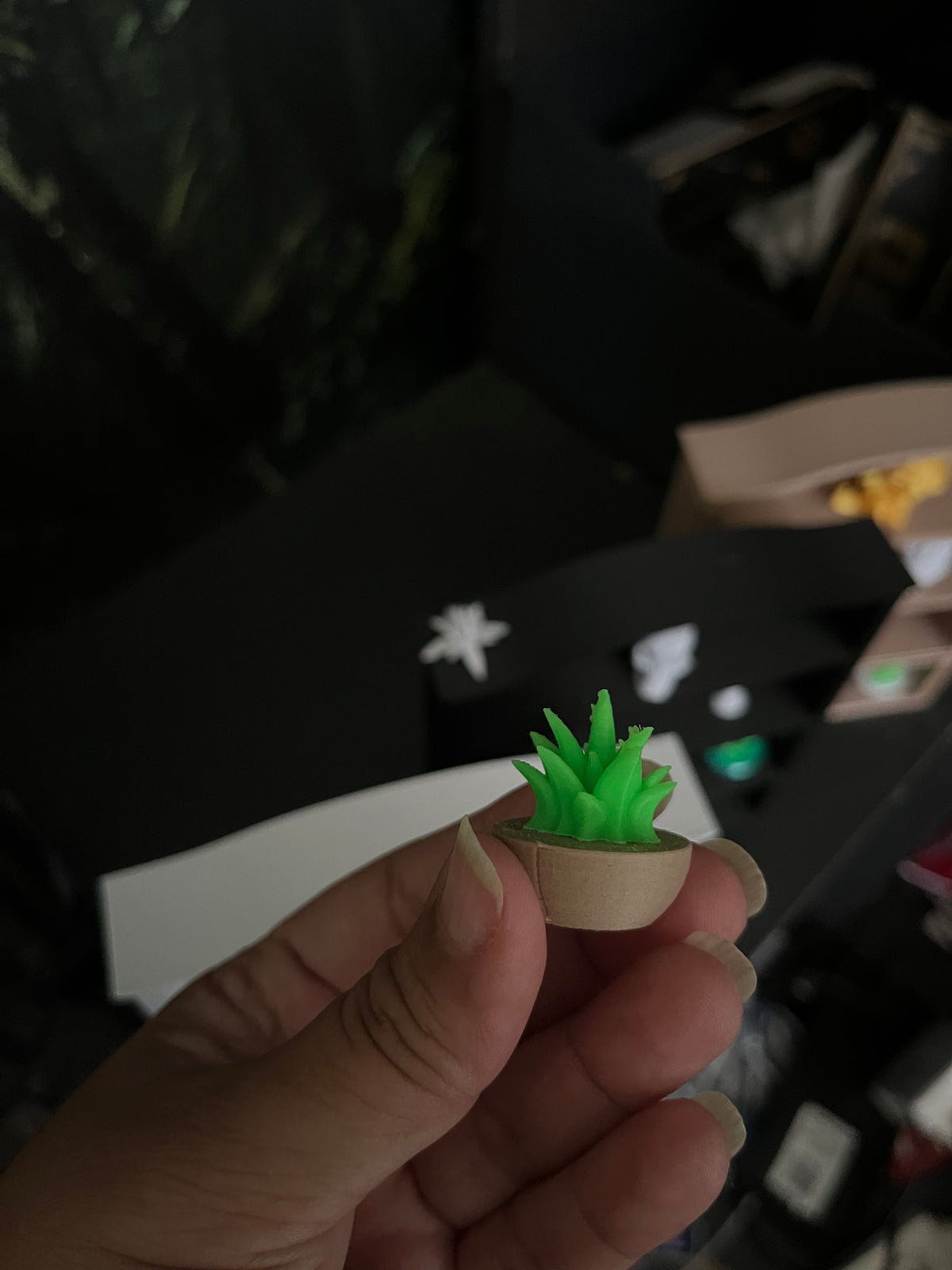 Miniatures objets pour mini bibliothèque