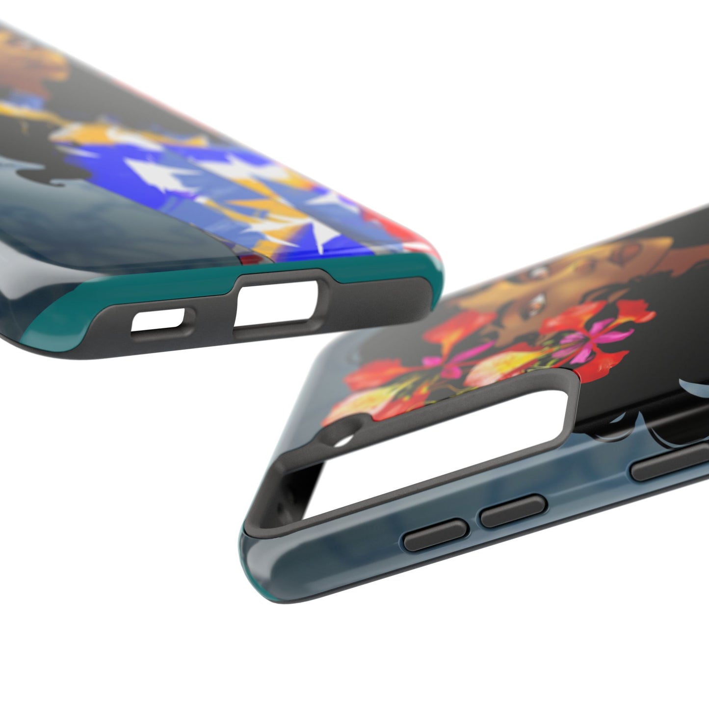 Flamboyante ! - Étui de téléphone en silicone pour iPhone et Samsung Galaxy