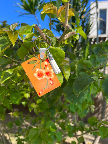 Porte-clés Fleurs de la Réunion