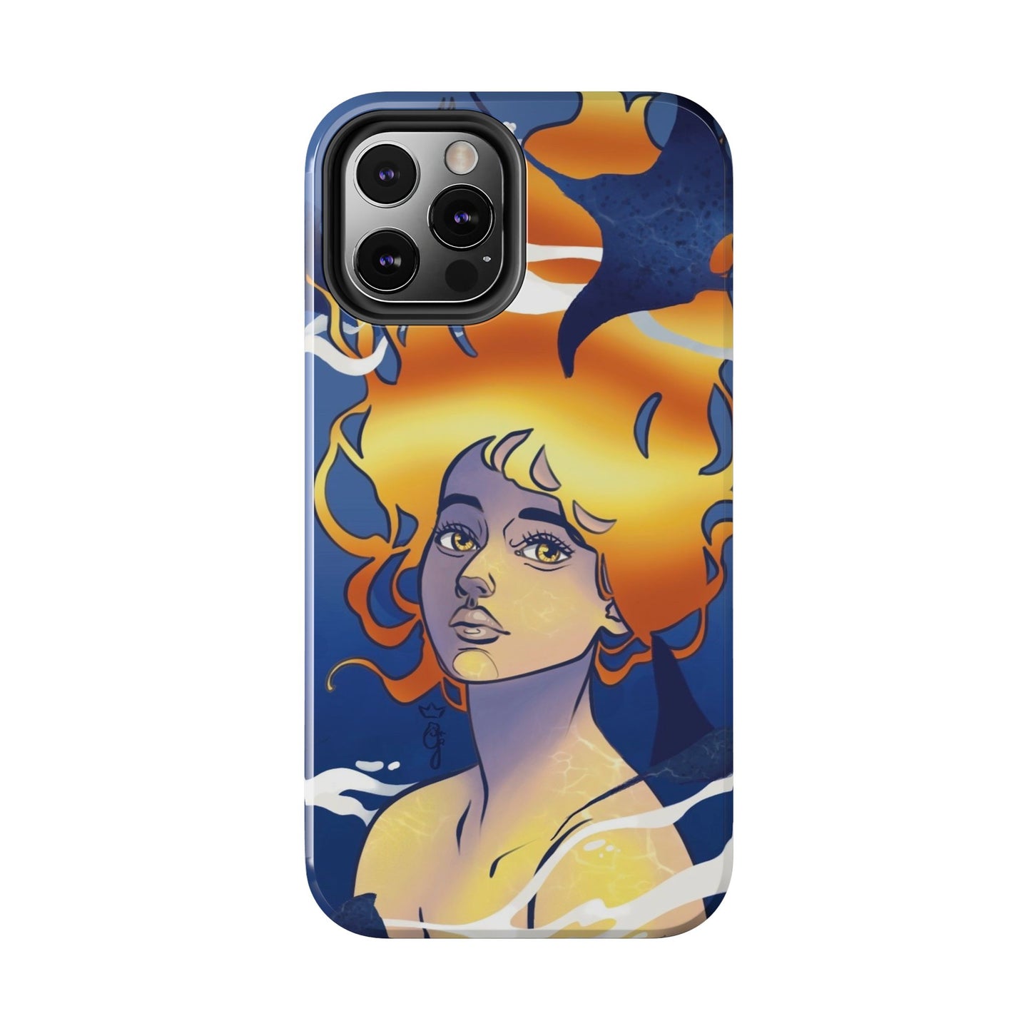 Aquarius - Silicone Phone Case for iPhone 12 Pro