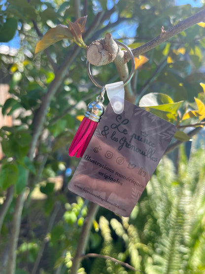 Porte-clés Fleurs de la Réunion