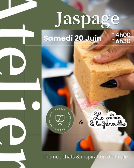 Atelier Jaspage du 20 Juin au Ryokai Café