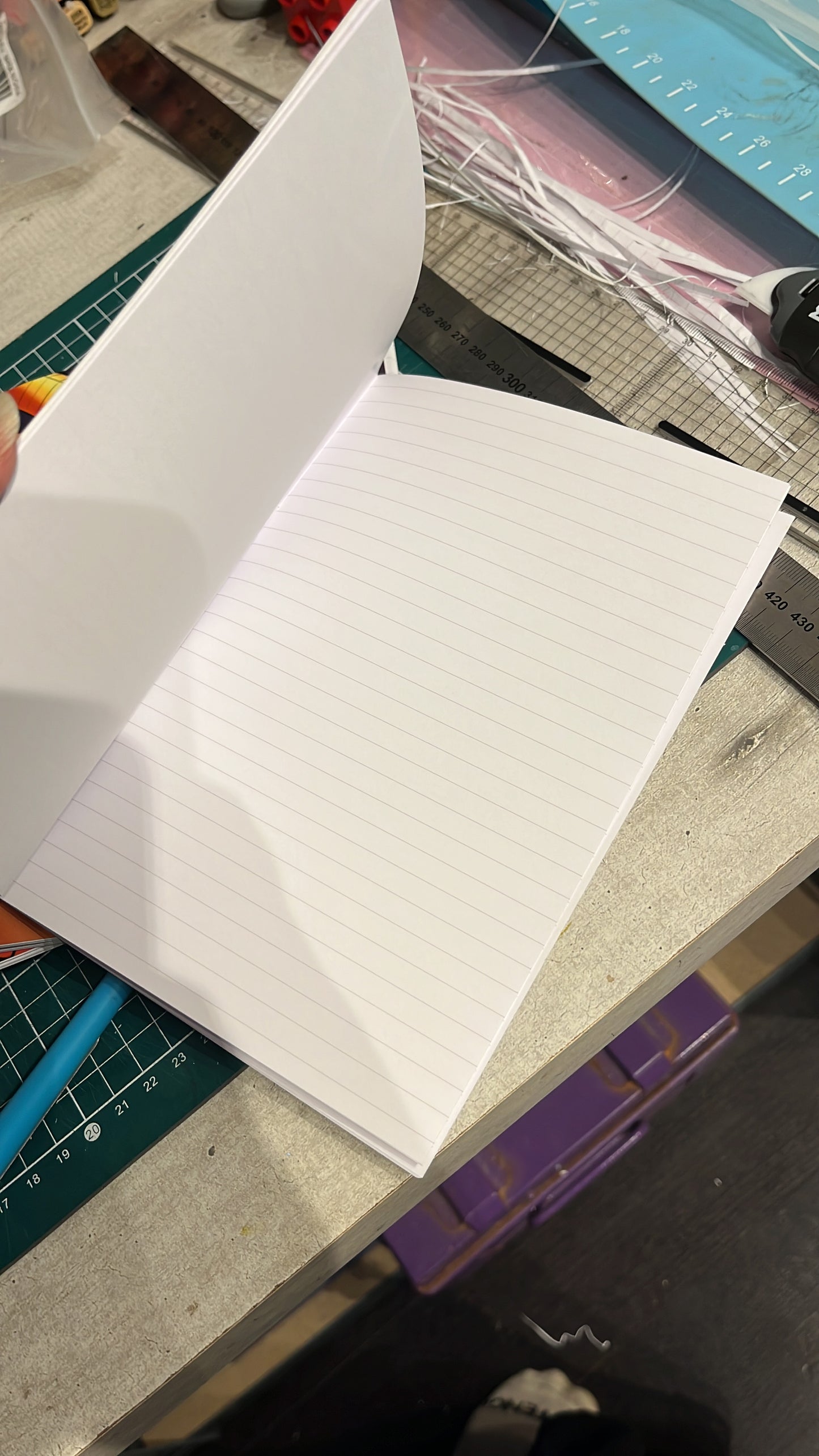 Simple bound notebook