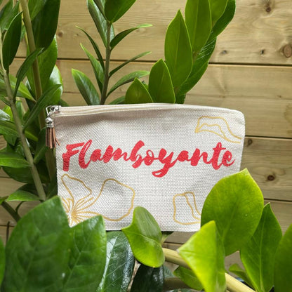 trousse en polyester flamboyante